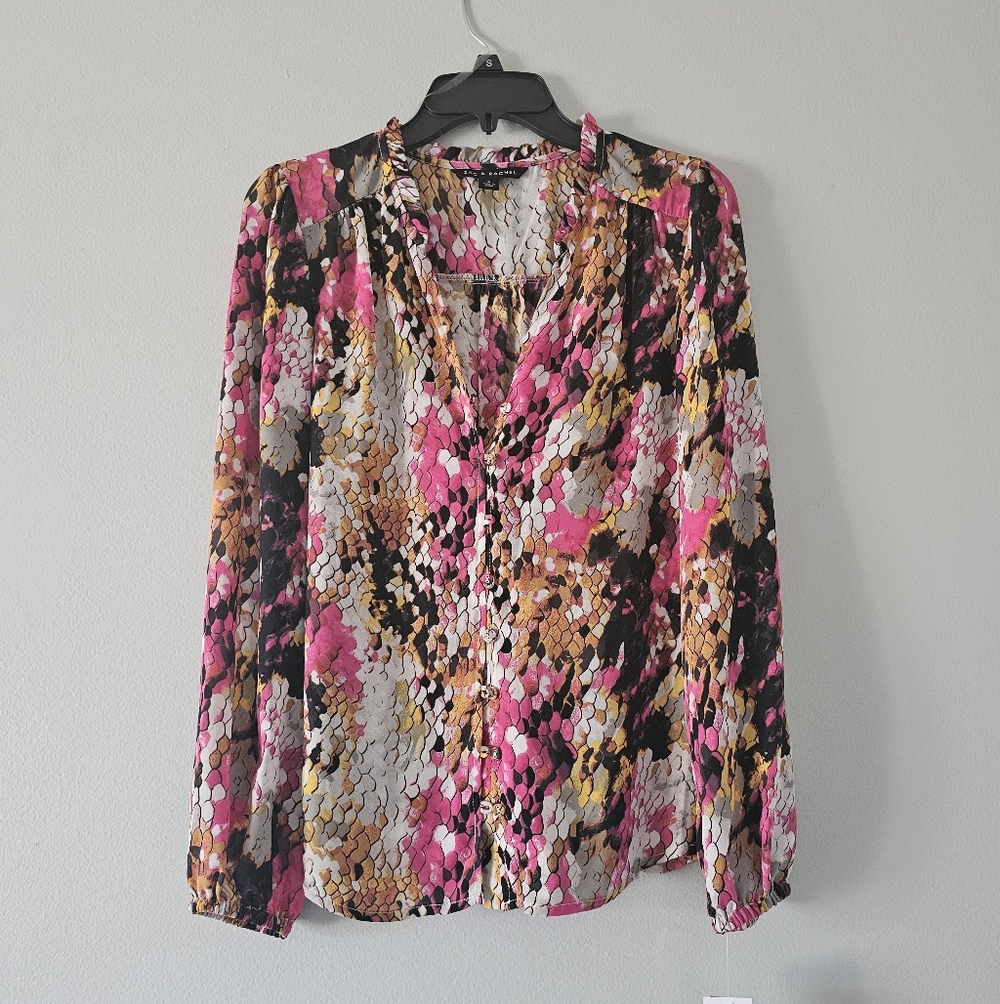 Zac & Rachel Women's Long Sleeve Button Down Top